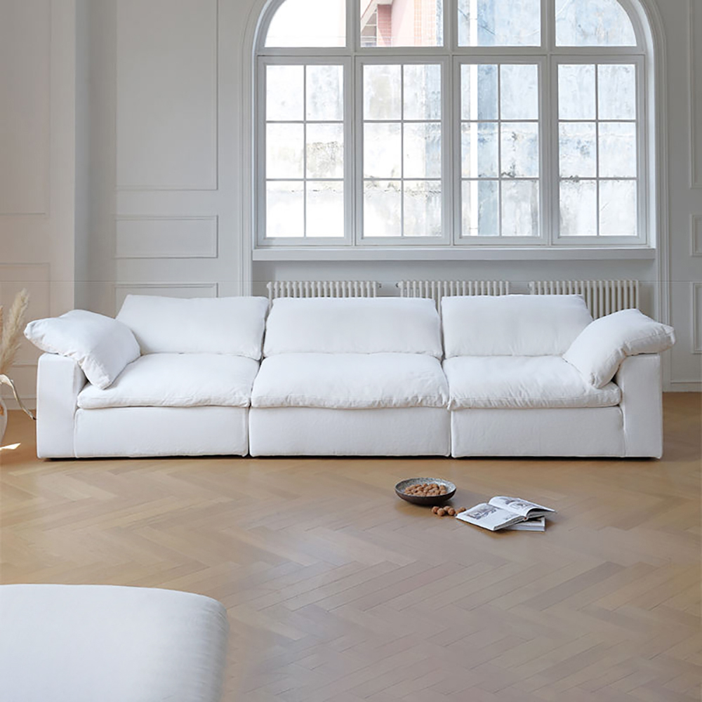Modern Luxe L-Shape Sectional Sofa Set