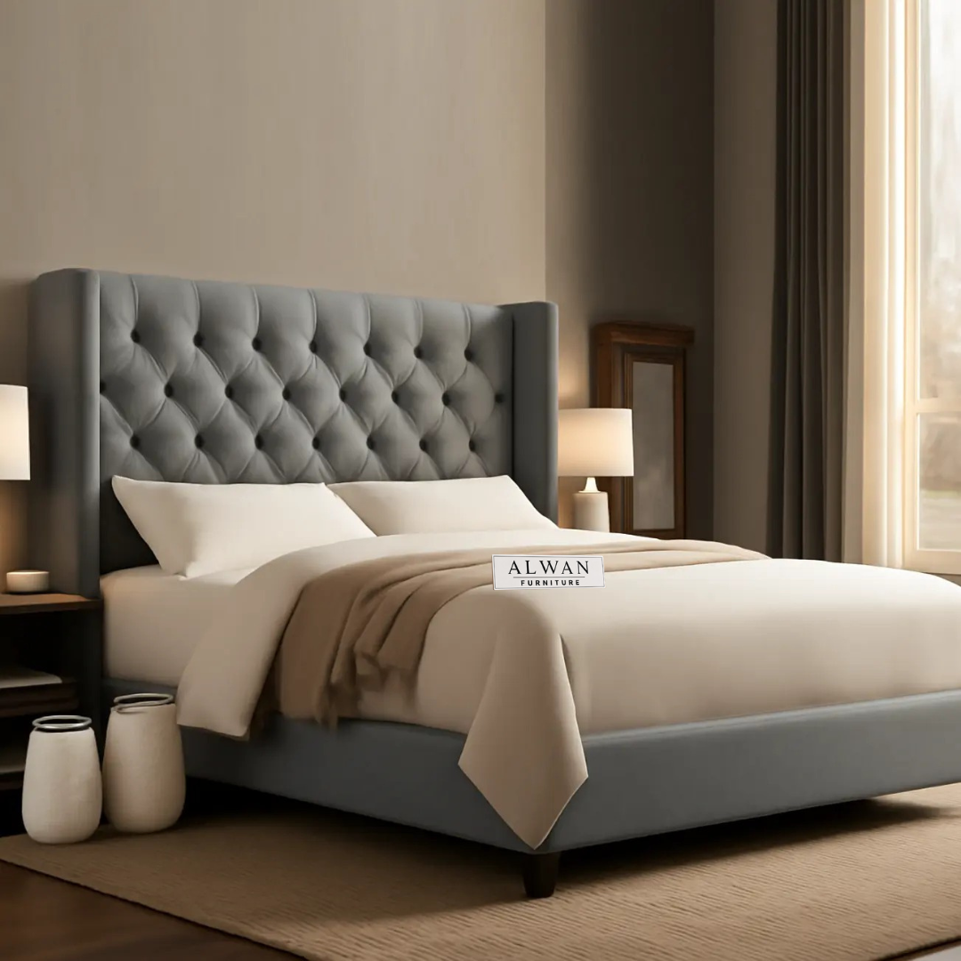 Luxe Tufted Upholstered Bed