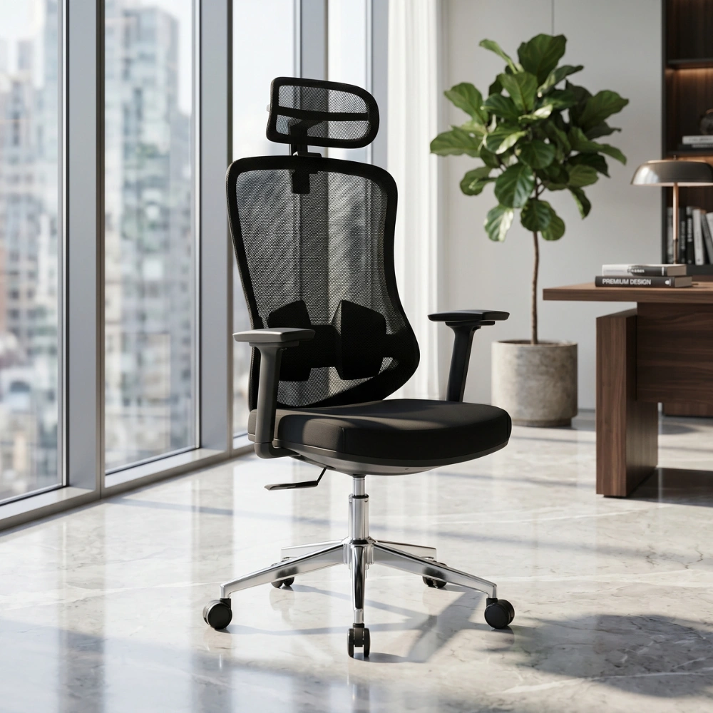The Gauna Ergonomic High-Back Executive Mesh Chair