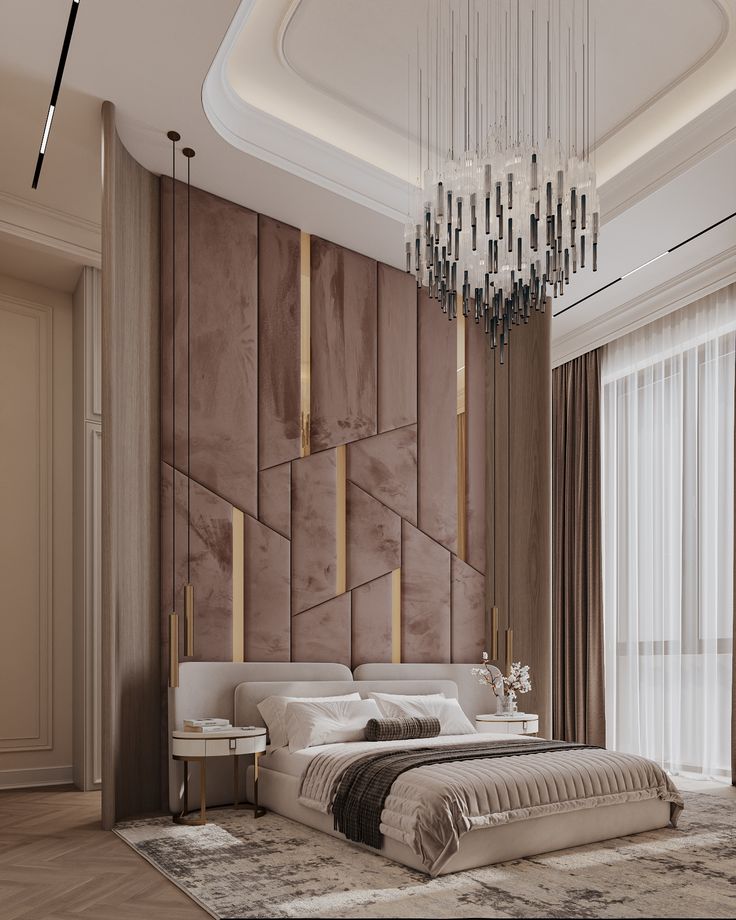 The Aurelia Geometric Panel Bed 