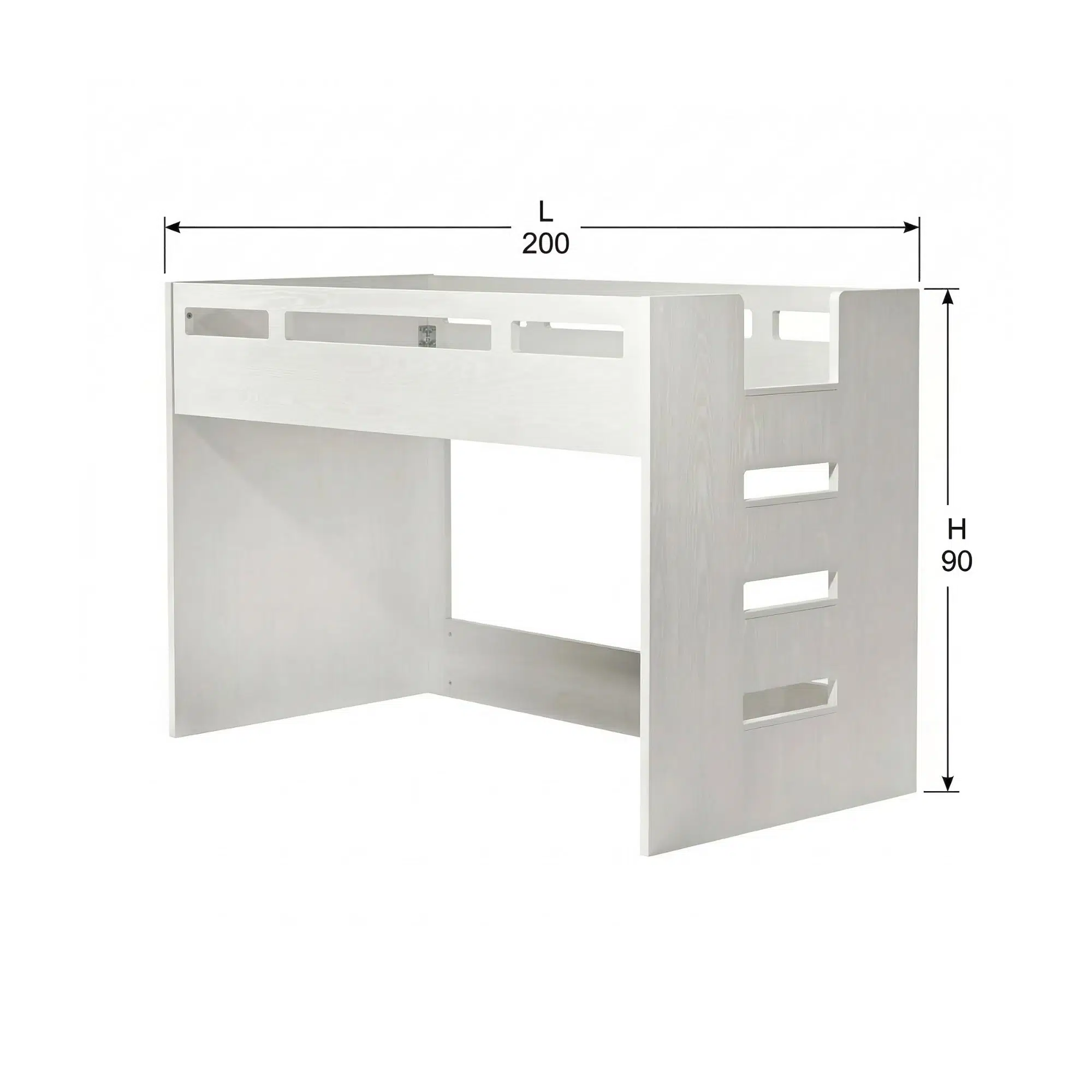 The Nova Minimalist Kids Low Loft Bed