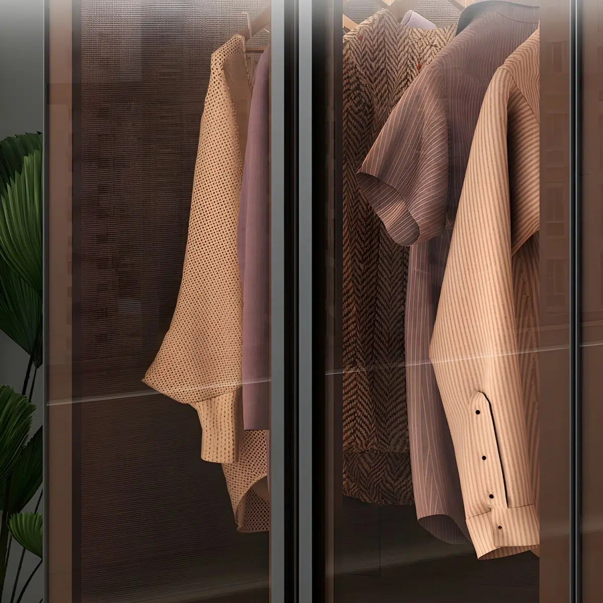 The Signature Elite Glass Wardrobe & Modern Luxury Armoire