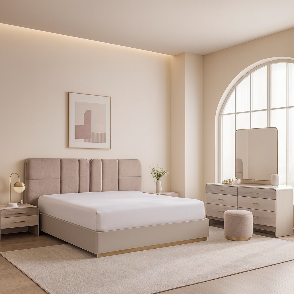 The Nova Modern Upholstered Bedroom Suite