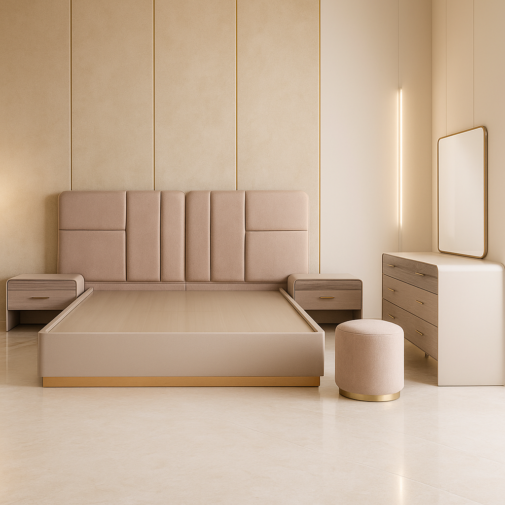 The Nova Modern Upholstered Bedroom Suite