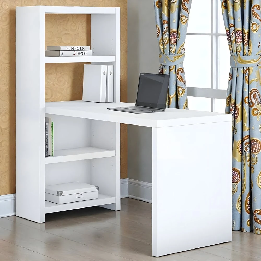 Apex Study Desk with Integrated Bookcase