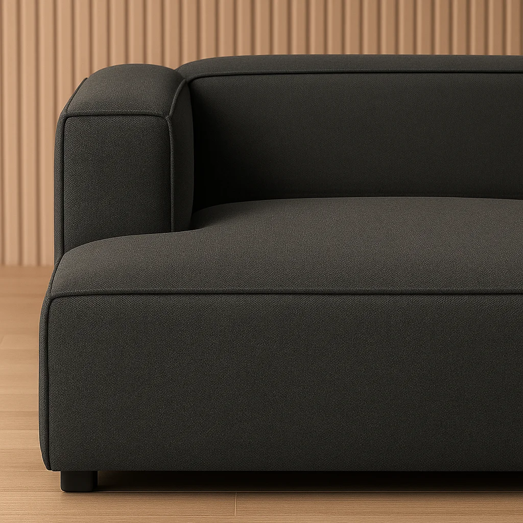 Modern Minimalist Modular L-Shape Sectional Sofa