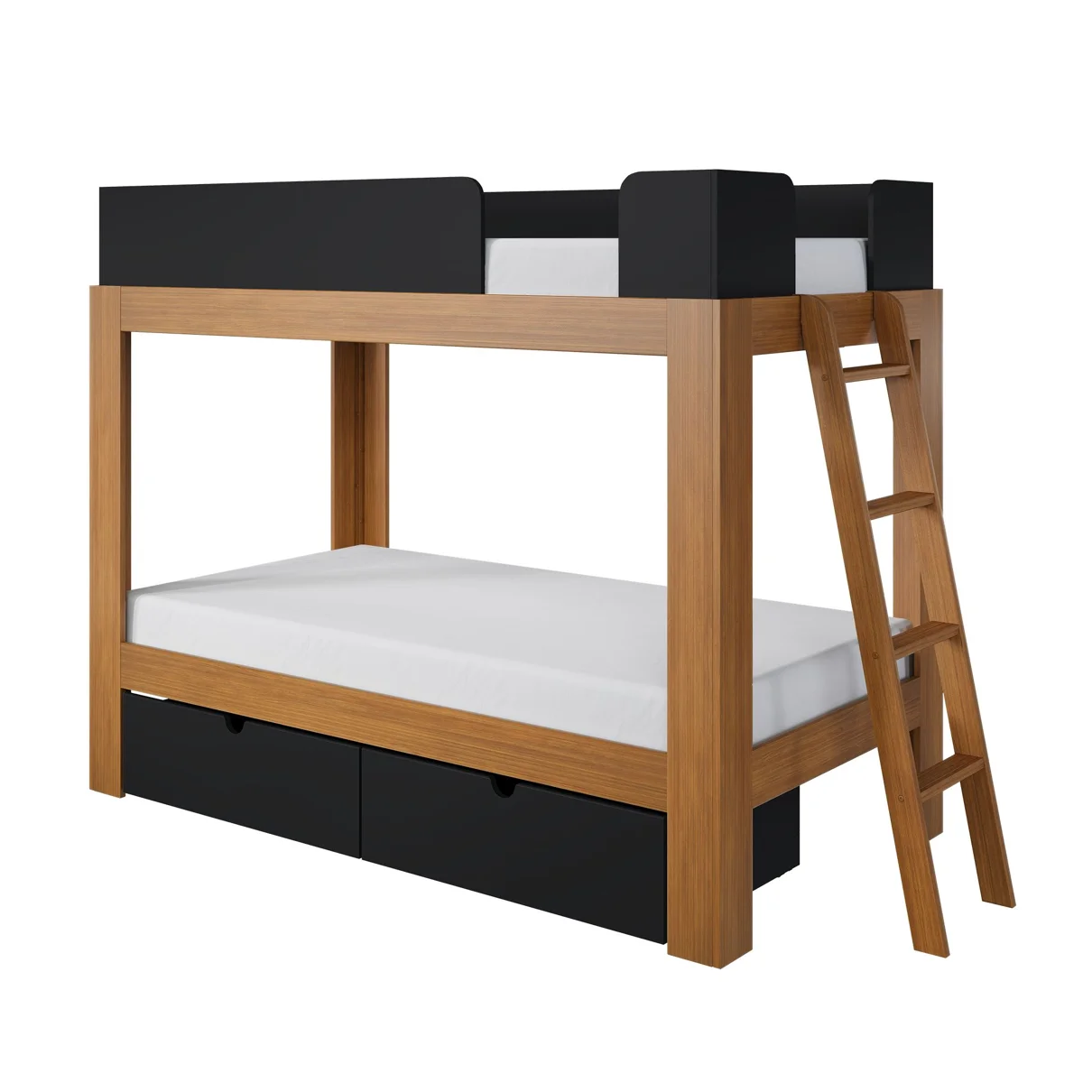 Retro-Era Dual Bunk Bed