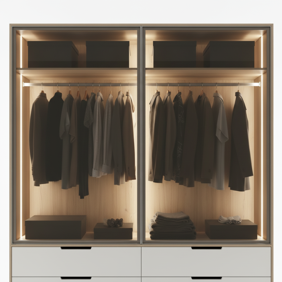 TerraLine Display Wardrobe Suite