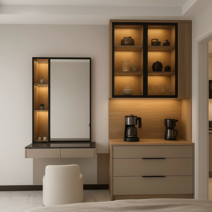 Dana Integrated Dressing & Refreshment Suite