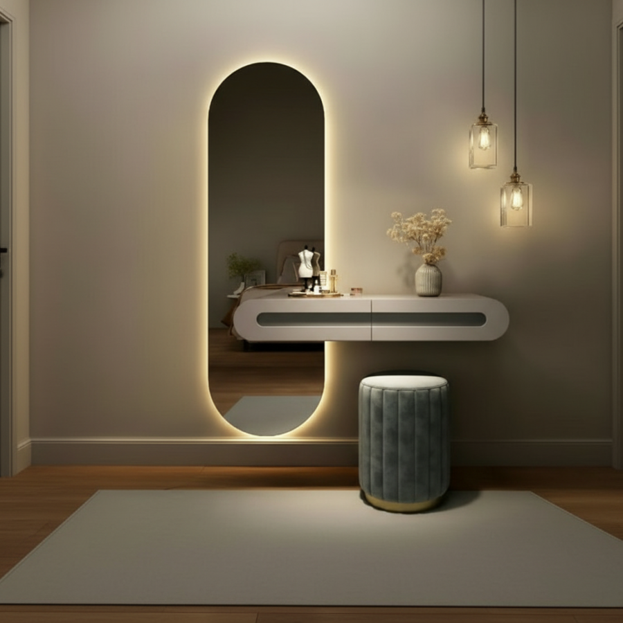 Bella Sculptural Floating Vanity