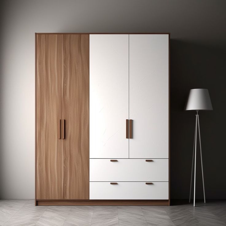 Nordic Contrast Wardrobe
