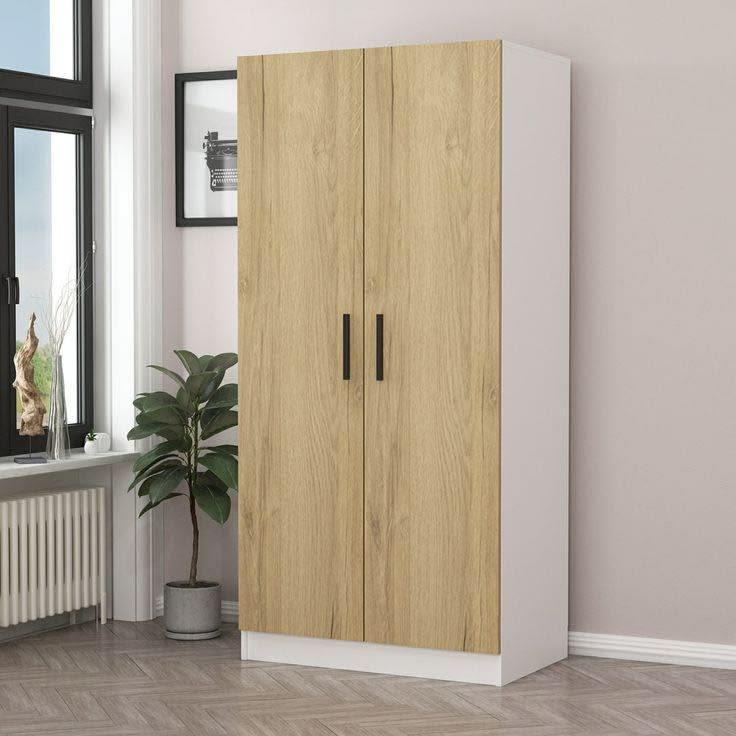 Essential Oak Compact Wardrobe