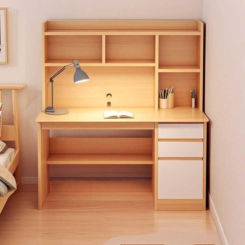 Nordic Light Wood Study Desk