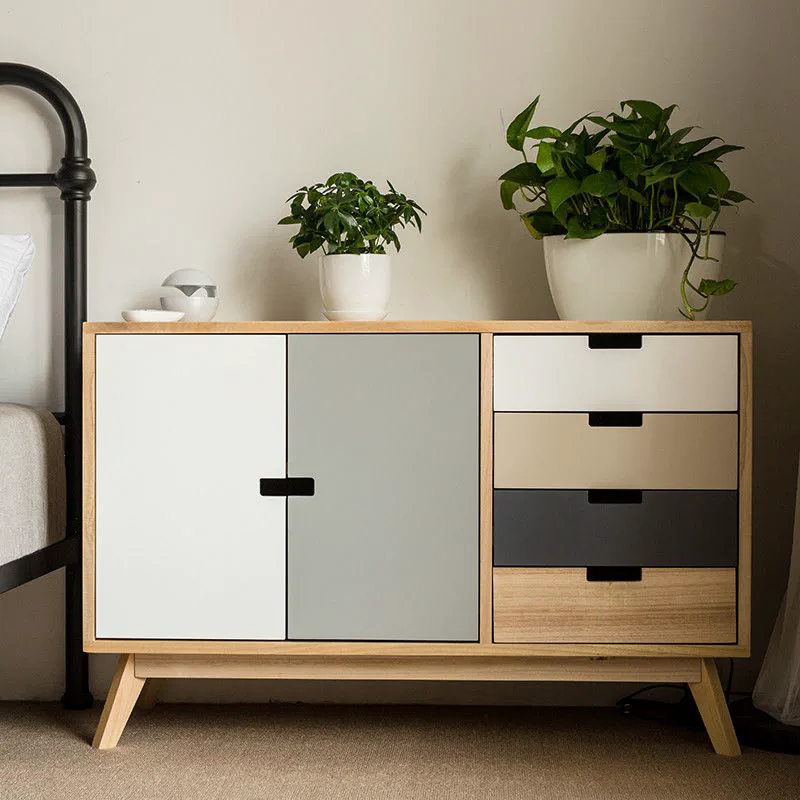 Nordic Multi-Tone Chest of Drawers & Credenza