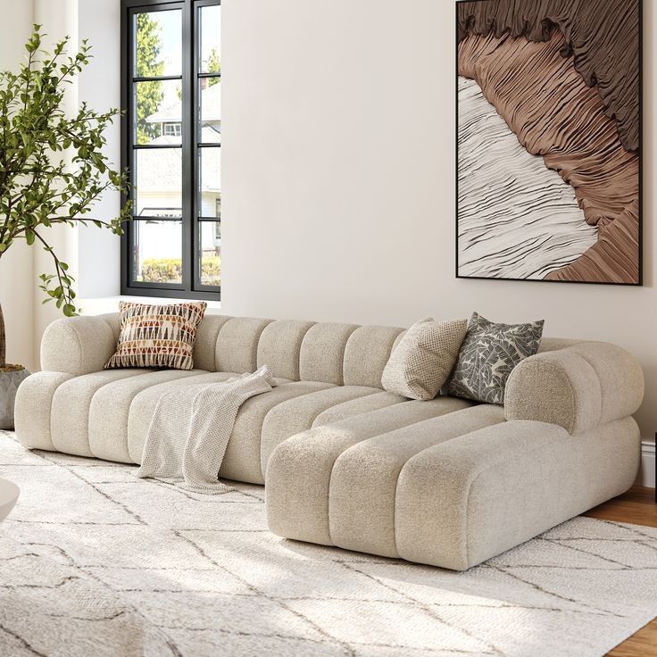 Cove Ribbed Sectional Sofa