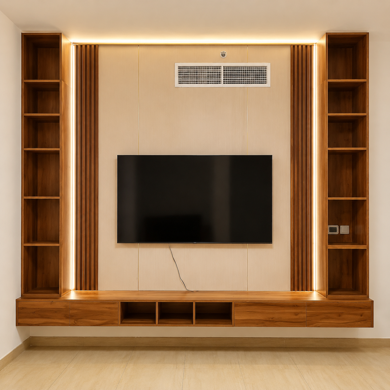 Atlas Symmetry Wall Panel TV Unit
