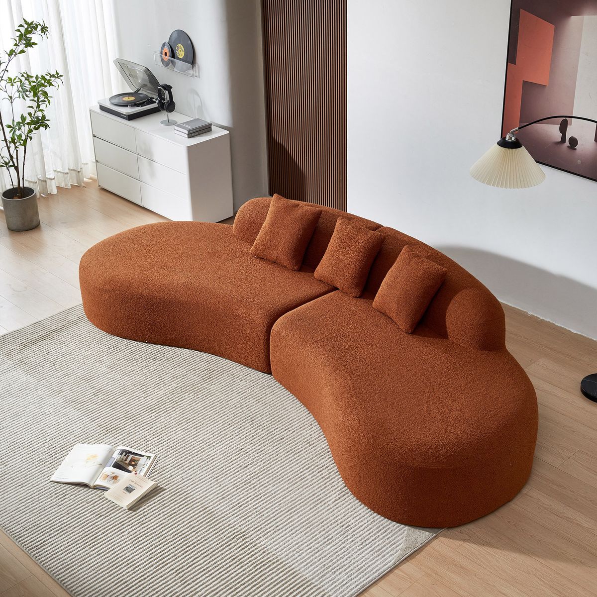 Amber Curve Modular Sectional
