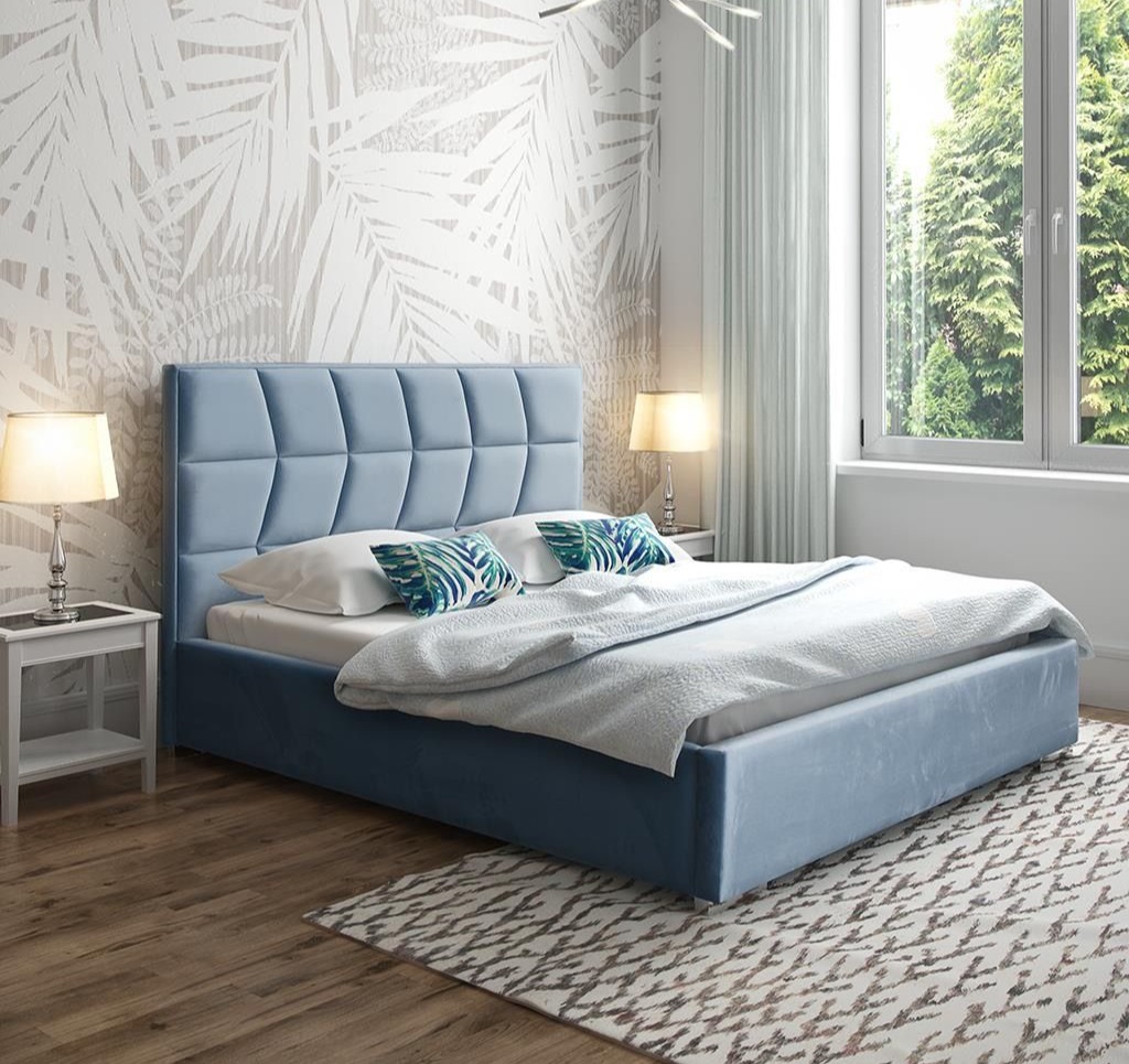 Breeze Block-Tufted Bed